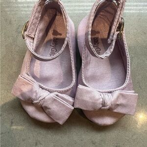 Baby Gap soft purple Bow Kids Shoes 3-6m